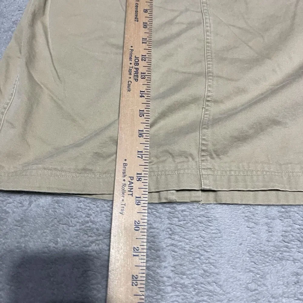 Columbia XCO Womens Khaki Cotton Twill Utility Skirt Size 8 Tan AL5023 Hiking‎